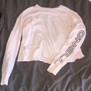 Light pink O’neill cropped long sleeve